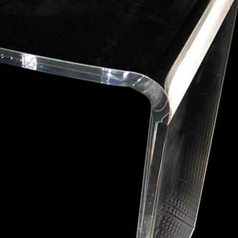 Sgabello doccia plexiglass trasparente 12mm